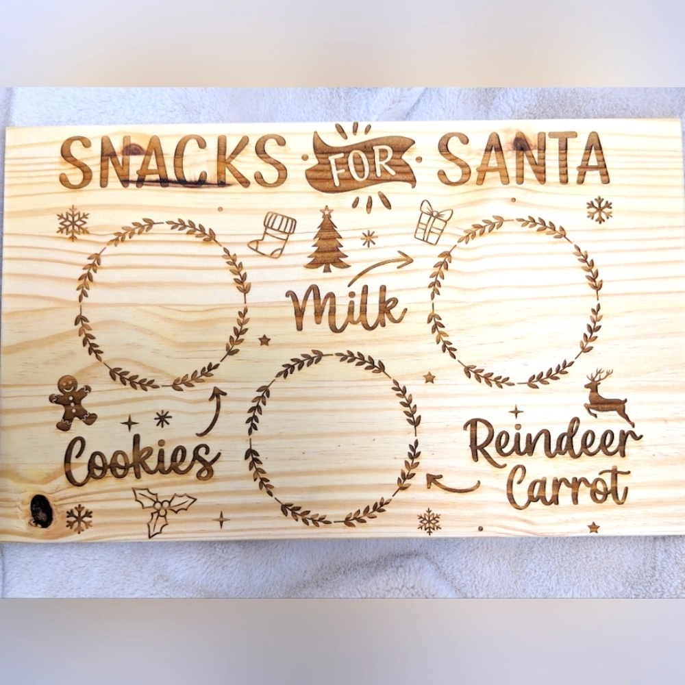 Santa Snack Board